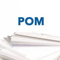 Plaque Polyacétal POM Type Delrin ou Sustarin