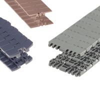 Chaînes à palettes en plastique droites Chaînes à palettes en plastique droites
