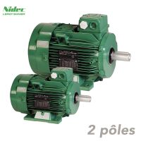 Moteurs asynchrones triphasés 2 pôles - 3000tr/min NIDEC