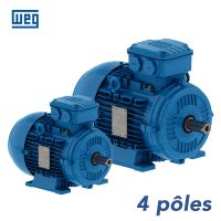 Moteurs asynchrones triphasés 4 pôles - 1500tr/min WEG