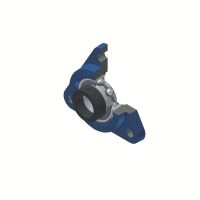 Housing units, three-bolt flanged housing units, cast steel