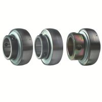 Radial insert ball bearing, spherical outer ring, location by eccentric locking collar Radial insert ball bearing, spherical outer ring, location by eccentric locking collar