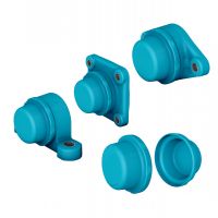 Paliers sans maintenance thermoplastique bleu