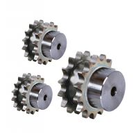 Pignons doubles pour chaines simples à denture traitée