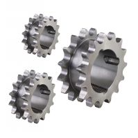 Pignons doubles pour chaines simples à moyeu amovible