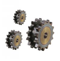 Pignons doubles pour chaînes simples à denture traitée en acier DIN 8187