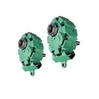 Helical geared motors with parallel output