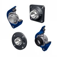 Cast iron body self-aligning bearings