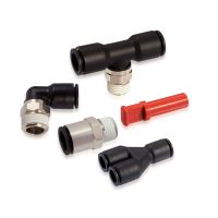 Push-in fittings brass/polymer Push-in fittings brass/polymer
