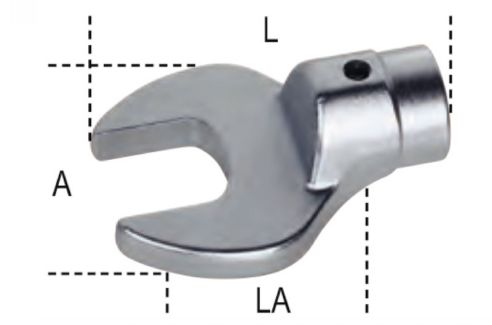 Clés à fourches pour clé dynamométrique série 674 avec entraînement rond de 22 mm (Schema)