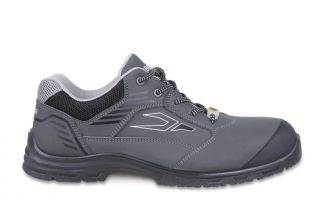 Chaussure basse en nubuck action hydrofuge avec insert anti-abrasion sur l'embout