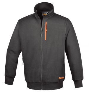 Sweatshirt à capuche avec fermeture éclair longue