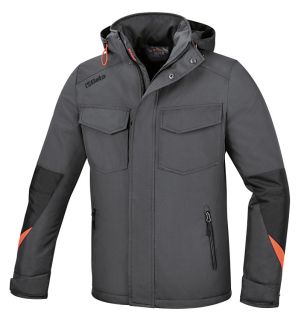 Anorak en polyester oxford 300d, imperméable, enduit pu, gris anthracite