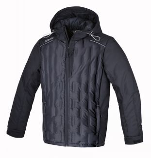 Blouson bomber en double matière, avec capuche, imperméable, pour garantir résistance