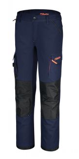 Pantalon de travail multipoches avec inserts en tissu extensible