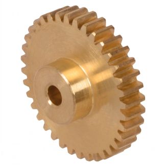 Roue cylindrique droite en laiton module 0,7