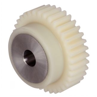 Roue cylindrique droite plast moyeu acier ou inox module 3,0