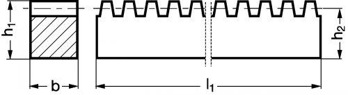 Crémaillère de précision - Plan