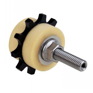 Pignon de lubrification de chaîne en PU pour chaînes à rouleaux simples, raccord de lubrification axial