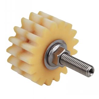 Roues dentées de lubrification en PU denture droite, raccord de lubrification axial