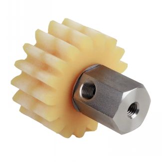 Roues dentées de lubrification en PU denture droite, raccord de lubrification radial