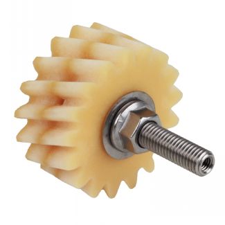 Roues dentées de lubrification en PU denture hélicoïdale, raccord de lubrification axial