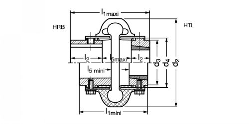Elément élastique OMEGA E - Plan