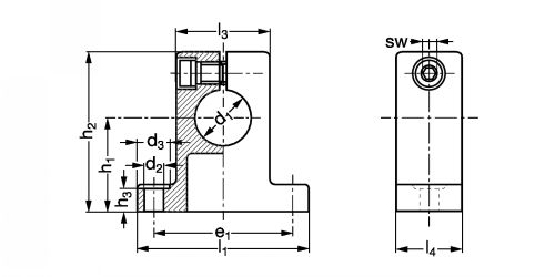 Bride d'arbre standard - Plan