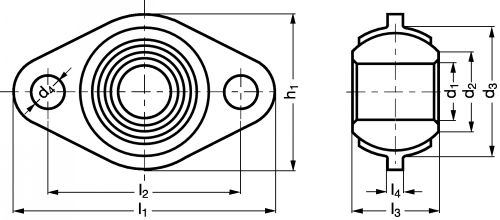 Palier tôle applique - Plan