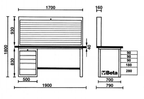 Dessin BETA C57SA