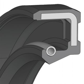 Bague étanchéité simple lèvre pour arbre tournant FPM SL - Dichtomatik