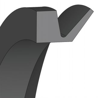 Joint V-ring profil VA pour arbre tournant FPM (FKM)