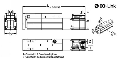Module de mini-chariot EGSS taille 32 - Plan