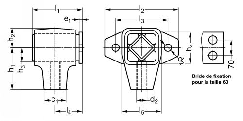 Elément oscillant AU - Plan