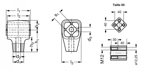 El&eacute;ment oscillant AV - Plan