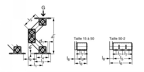 El&eacute;ment oscillant HS - Plan