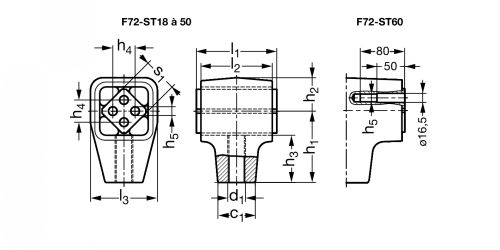 Elément oscillant ST - Plan
