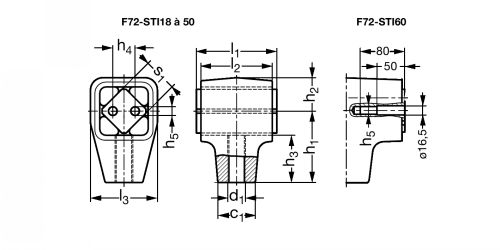 Elément oscillant STI - Plan