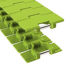 Chaine à palette plastique courbe magnétique DRY PT
