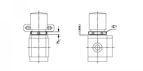 Ecrou hexagonal - Plan