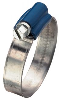 Collier à vis inox à bande pleine