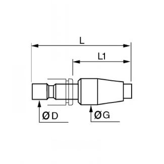 Silencieux encliquetable - LEGRIS 0671 - Plan