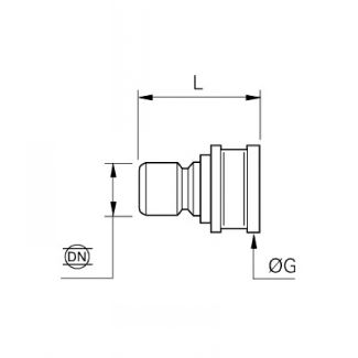 Adaptateur femelle - LEGRIS 2292 - Plan