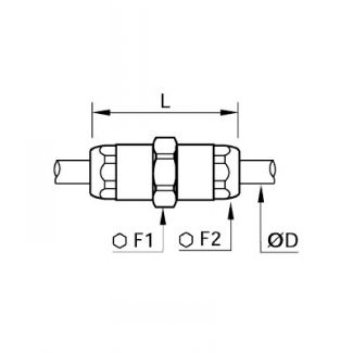 Union double égale - LEGRIS 6106 - Plan