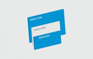 Plaque PU80SH-FG - formats