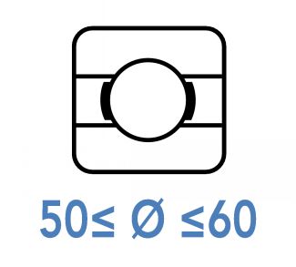 Roulements rigides &agrave; billes 50 &agrave; 60