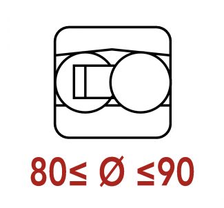 Roulements &agrave; rotules sur billes 80 &agrave; 90