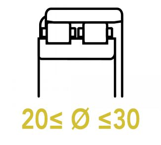 Roulements &agrave; rouleaux cylindriques 20 &agrave; 30