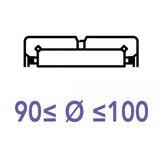 Roulements &agrave; aiguilles sans bague int&eacute;rieure 90 &agrave; 100