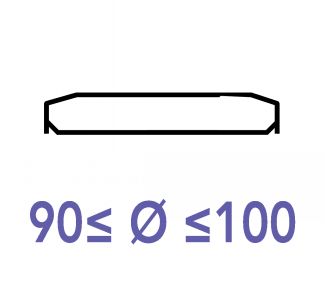 Bagues int&eacute;rieures pour roulements &agrave; aiguilles 90 &agrave; 100
